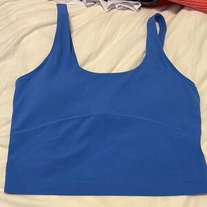 Aritzia - TNAction Blue Tank with Built in Bra